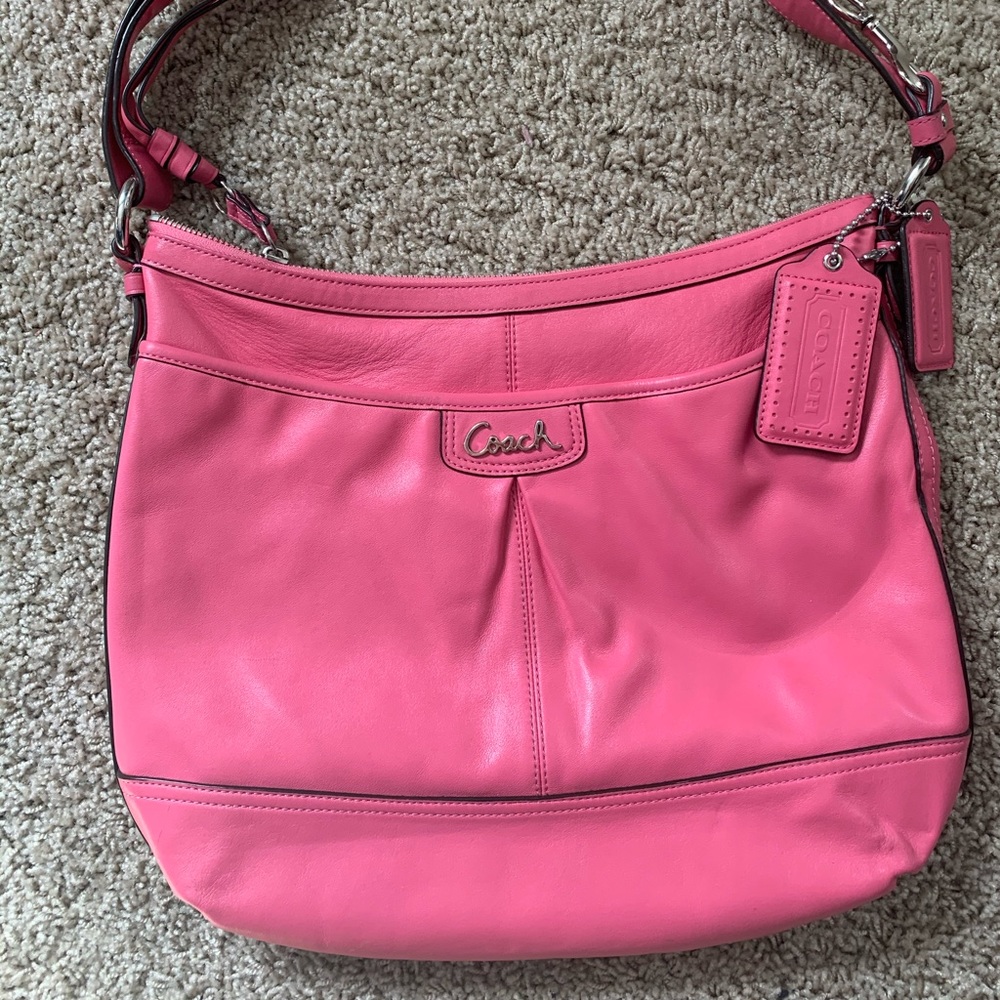 COACH Leather Shoulder Bag